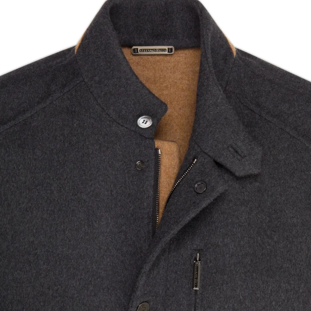Sale Cashmere Field Jacket Mens Outerwear