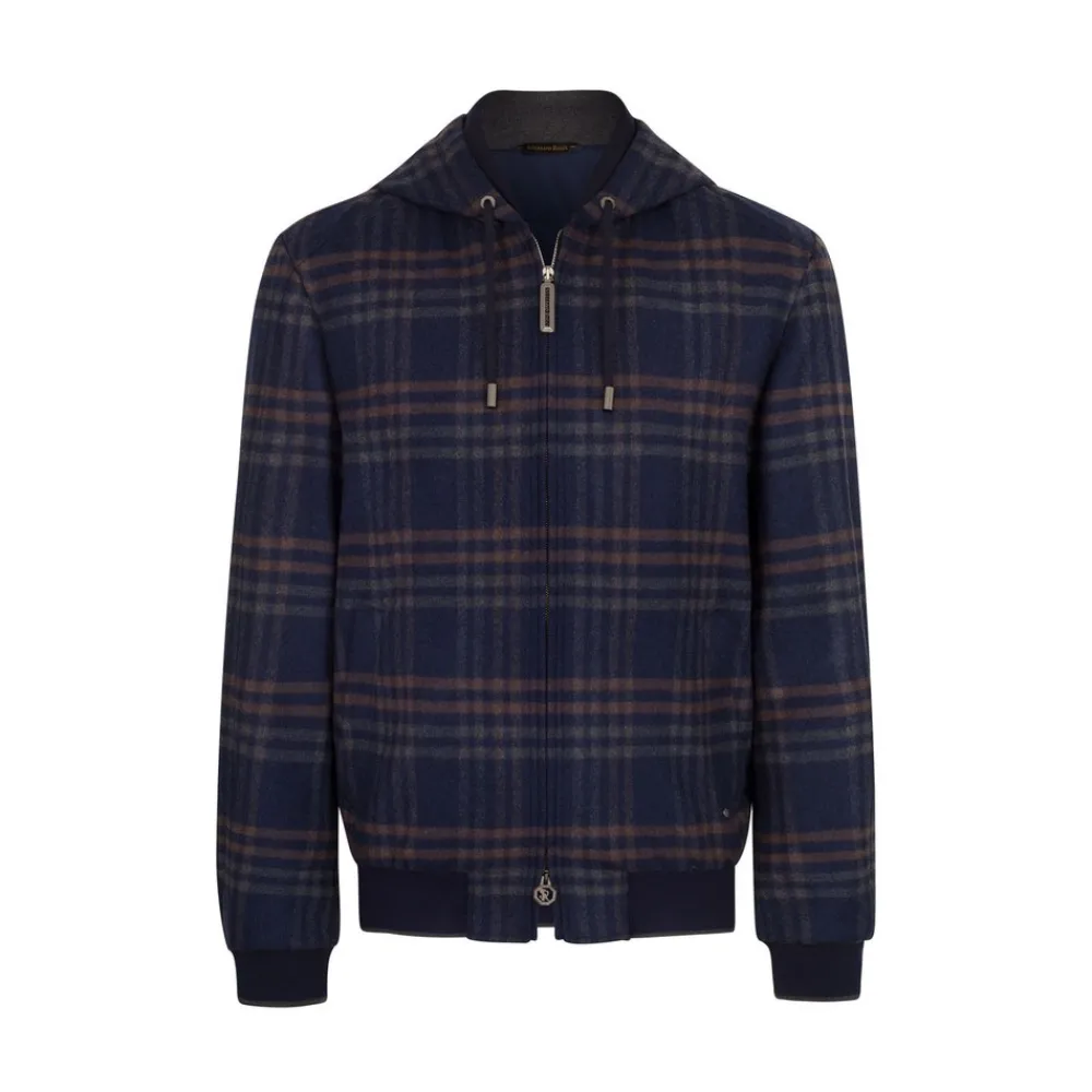 Cheap Cashmere Hooded Blouson Mens Outerwear