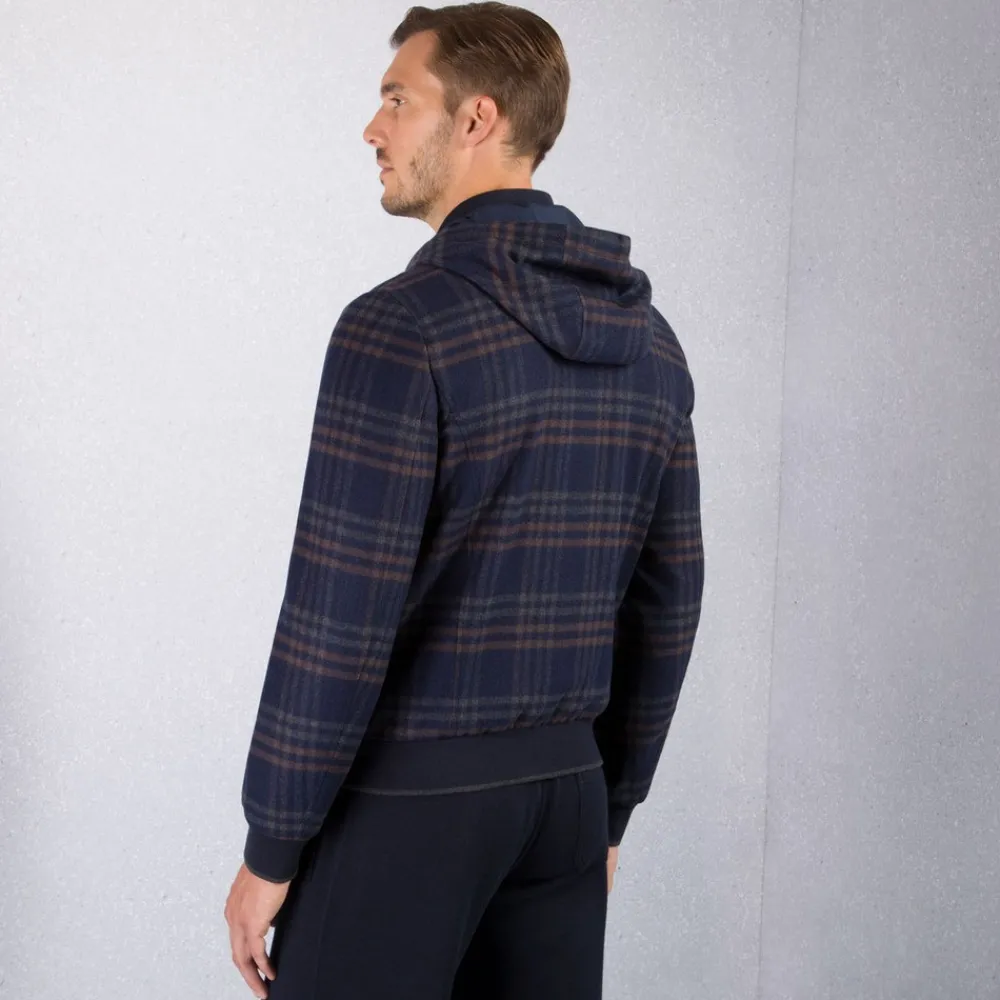 Cheap Cashmere Hooded Blouson Mens Outerwear