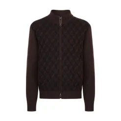 Hot Cashmere Knit Blouson Mens Knitwear