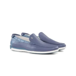 Fashion Casual Deerskin And Crocodile Loafers Loafers