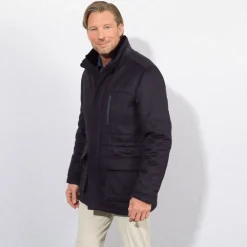 New Chinchilla, Cashmere And Mink Fur Jacket Mens Outerwear