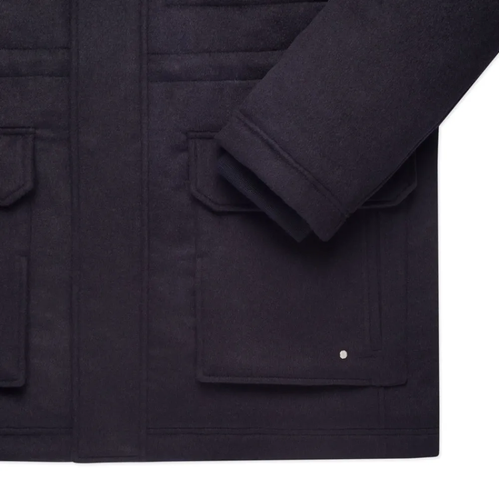 New Chinchilla, Cashmere And Mink Fur Jacket Mens Outerwear