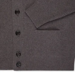 New Chunky Knit Cardigan Mens Knitwear