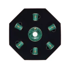 Cheap Coffee Cups Gift Box Royal Malachite Tea & Coffee Sets