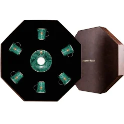 Cheap Coffee Cups Gift Box Royal Malachite Tea & Coffee Sets