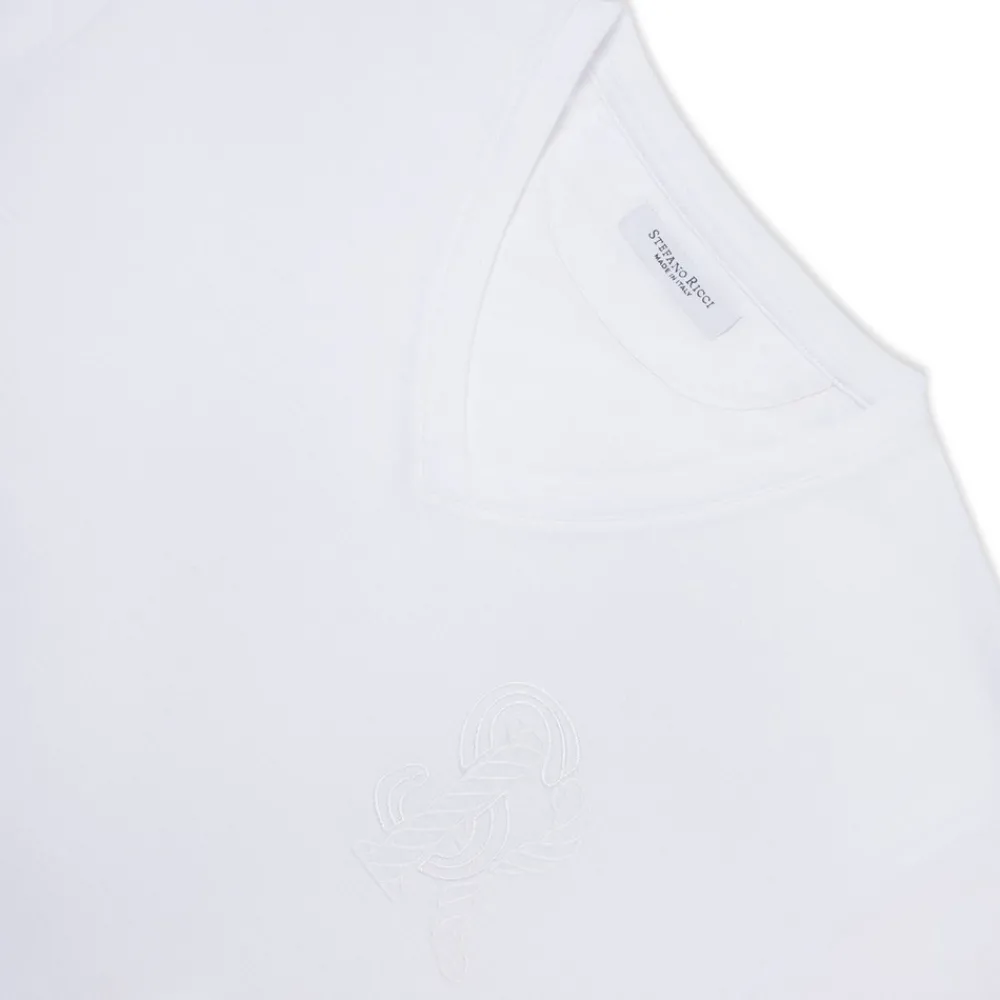 New Cord Crew Neck T-Shirt Mens Last Sizes