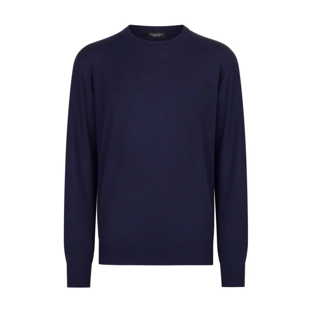 Fashion Crew Neck Sweater Mens Knitwear