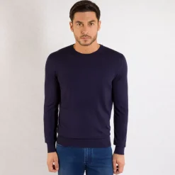 Fashion Crew Neck Sweater Mens Knitwear