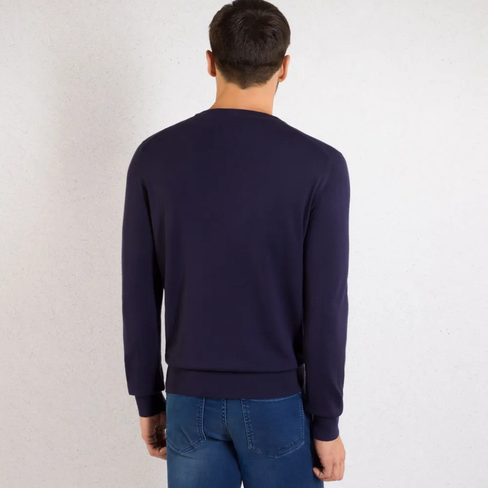 Fashion Crew Neck Sweater Mens Knitwear