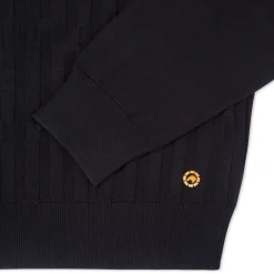 Best Crew Neck Sweater With Crocodile Leather Inserts Mens Last Sizes