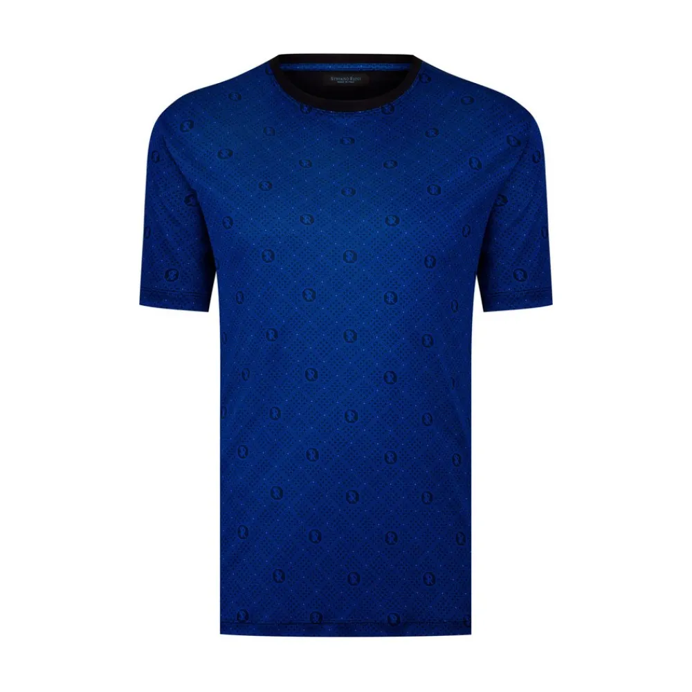 Outlet Crewneck Silk T-Shirt Mens Last Sizes