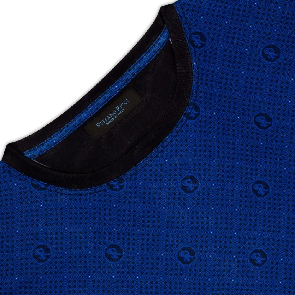 Outlet Crewneck Silk T-Shirt Mens Last Sizes