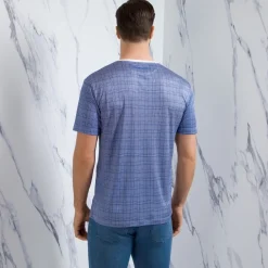 Clearance Crewneck Silk T-Shirt Mens T-Shirts
