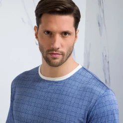Clearance Crewneck Silk T-Shirt Mens T-Shirts
