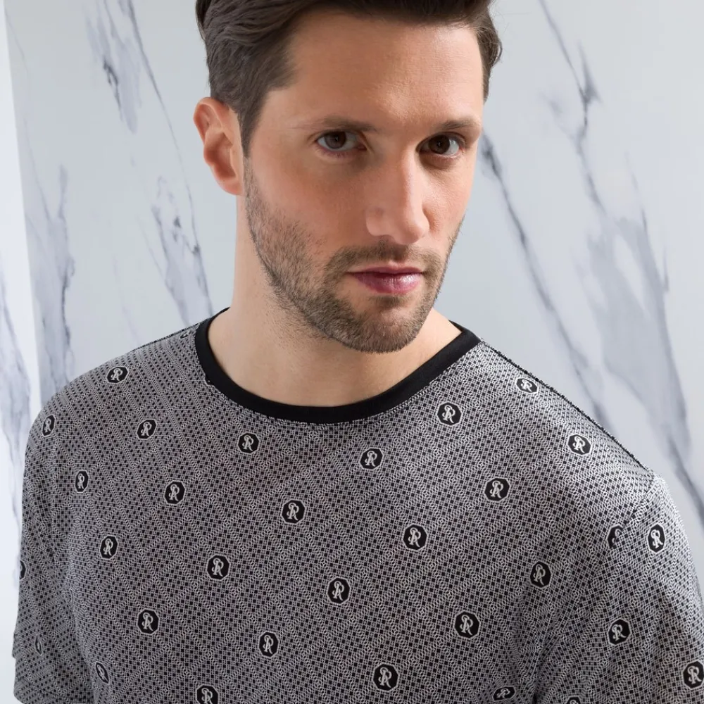 Cheap Crewneck Silk T-Shirt Mens T-Shirts