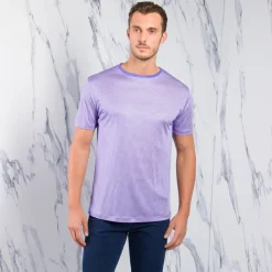 Cheap Crewneck Silk T-Shirt Mens T-Shirts