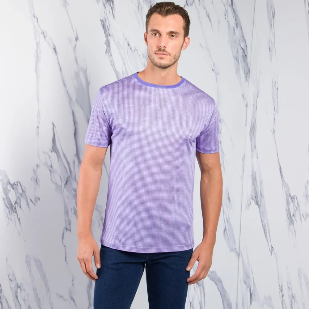 Cheap Crewneck Silk T-Shirt Mens T-Shirts