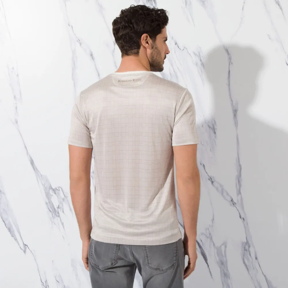 Flash Sale Crewneck Silk T-Shirt Mens Last Sizes
