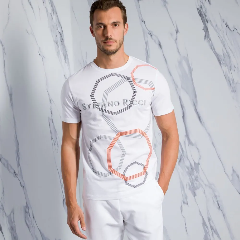 New Crewneck T-Shirt Mens Luxury Tech