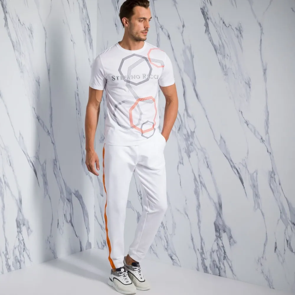 New Crewneck T-Shirt Mens Luxury Tech