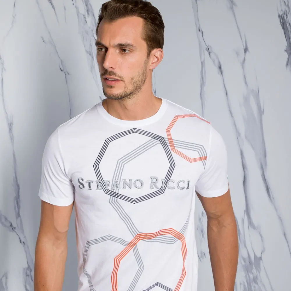 New Crewneck T-Shirt Mens Luxury Tech