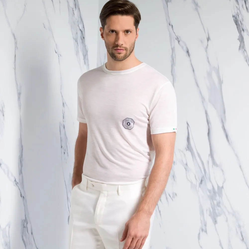 New Crewneck T-Shirt Mens Luxury Tech