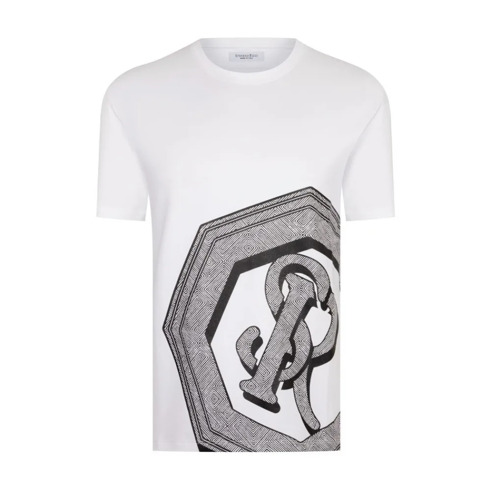 Outlet Crewneck T-Shirt Mens Luxury Tech