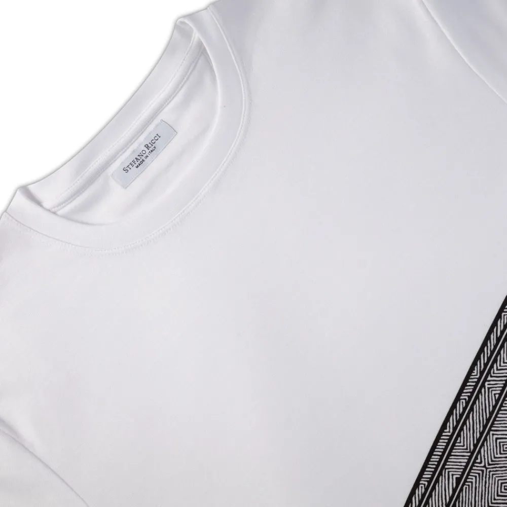 Outlet Crewneck T-Shirt Mens Luxury Tech
