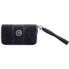 Cheap Crocodile And Calfskin Leather Zip Wallet Small Leather Goods