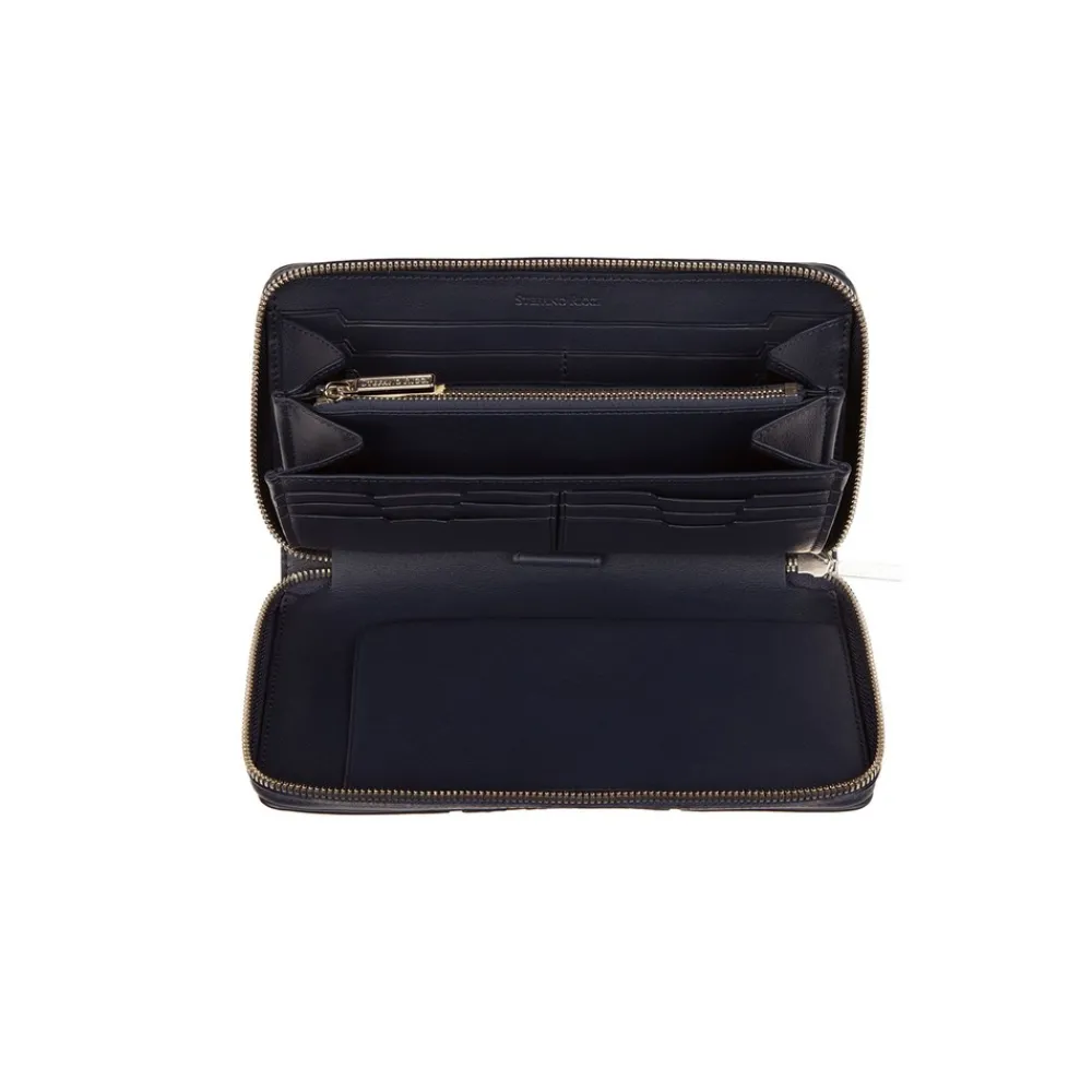 Cheap Crocodile And Calfskin Leather Zip Wallet Small Leather Goods