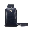 Fashion Crocodile And Calfskin Leather Sling Backpack Bags