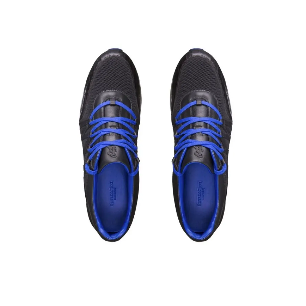 Outlet Crocodile And Calfskin Trainers Sneakers