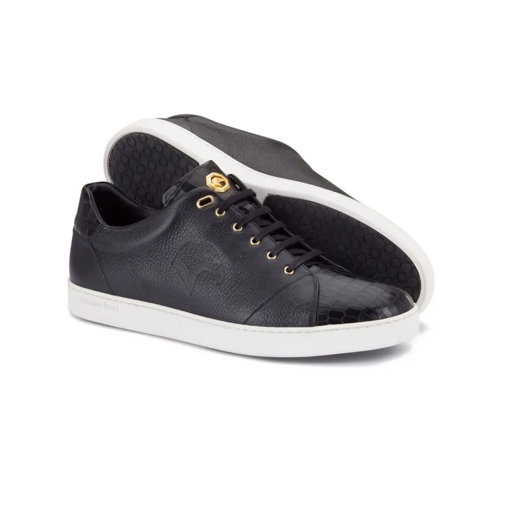 Online Crocodile And Deerskin Sneakers Sneakers