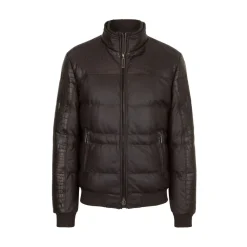 Outlet Crocodile And Lambskin Leather Blouson Mens Outerwear