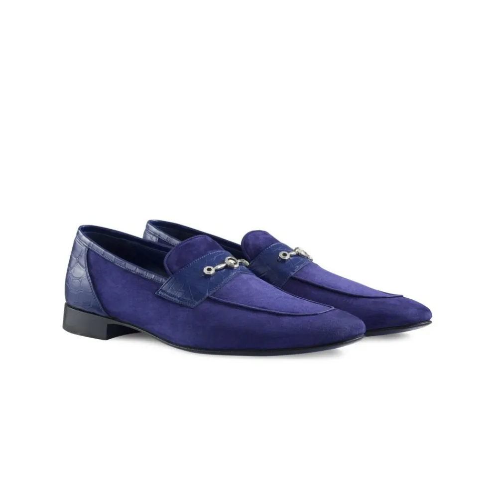 Flash Sale Crocodile And Suede Loafers Loafers