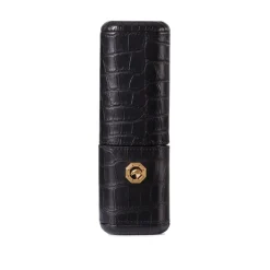 Cheap Crocodile Leather Cigar Holder (2 Cigars) Cigar Accessories