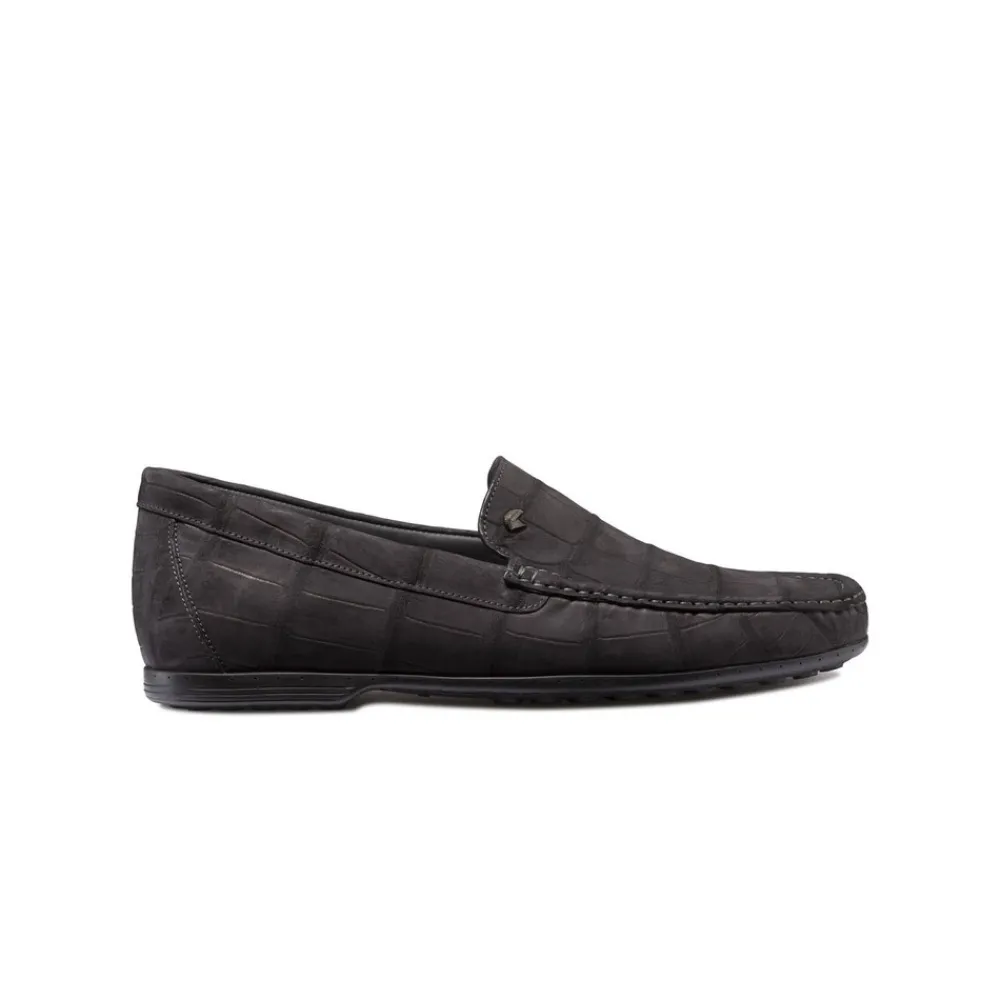 Best Sale Crocodile Leather Loafers Loafers