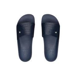 New Crocodile Leather Slides Espadrilles & Sandals
