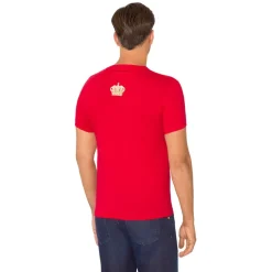 Cheap Crown Motif Crew Neck T-Shirt Mens T-Shirts