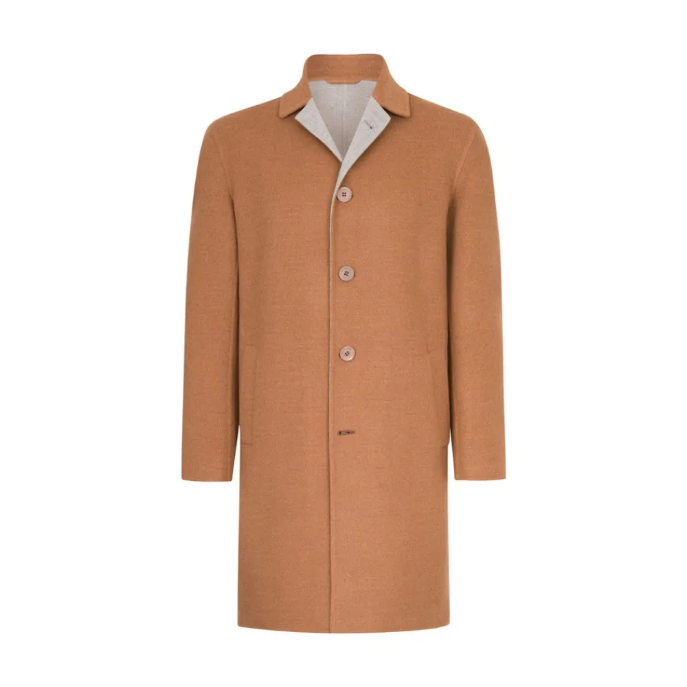 Store Deconstructed Wool Coat Mens Outerwear