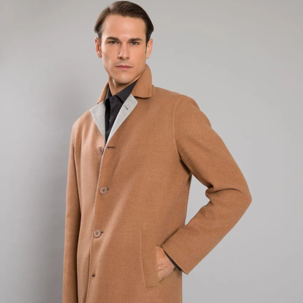 Store Deconstructed Wool Coat Mens Outerwear