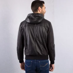 Cheap Deerskin And Crocodile Leather Blouson Mens Outerwear