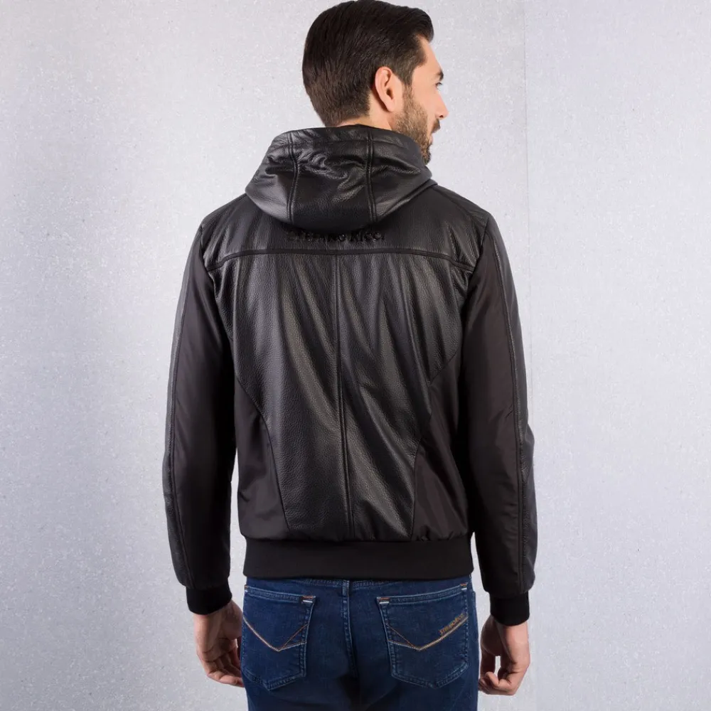 Cheap Deerskin And Crocodile Leather Blouson Mens Outerwear