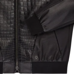 Cheap Deerskin And Crocodile Leather Blouson Mens Outerwear