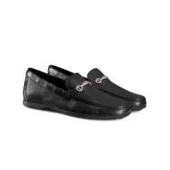 Hot Deerskin And Crocodile Leather Loafers Loafers