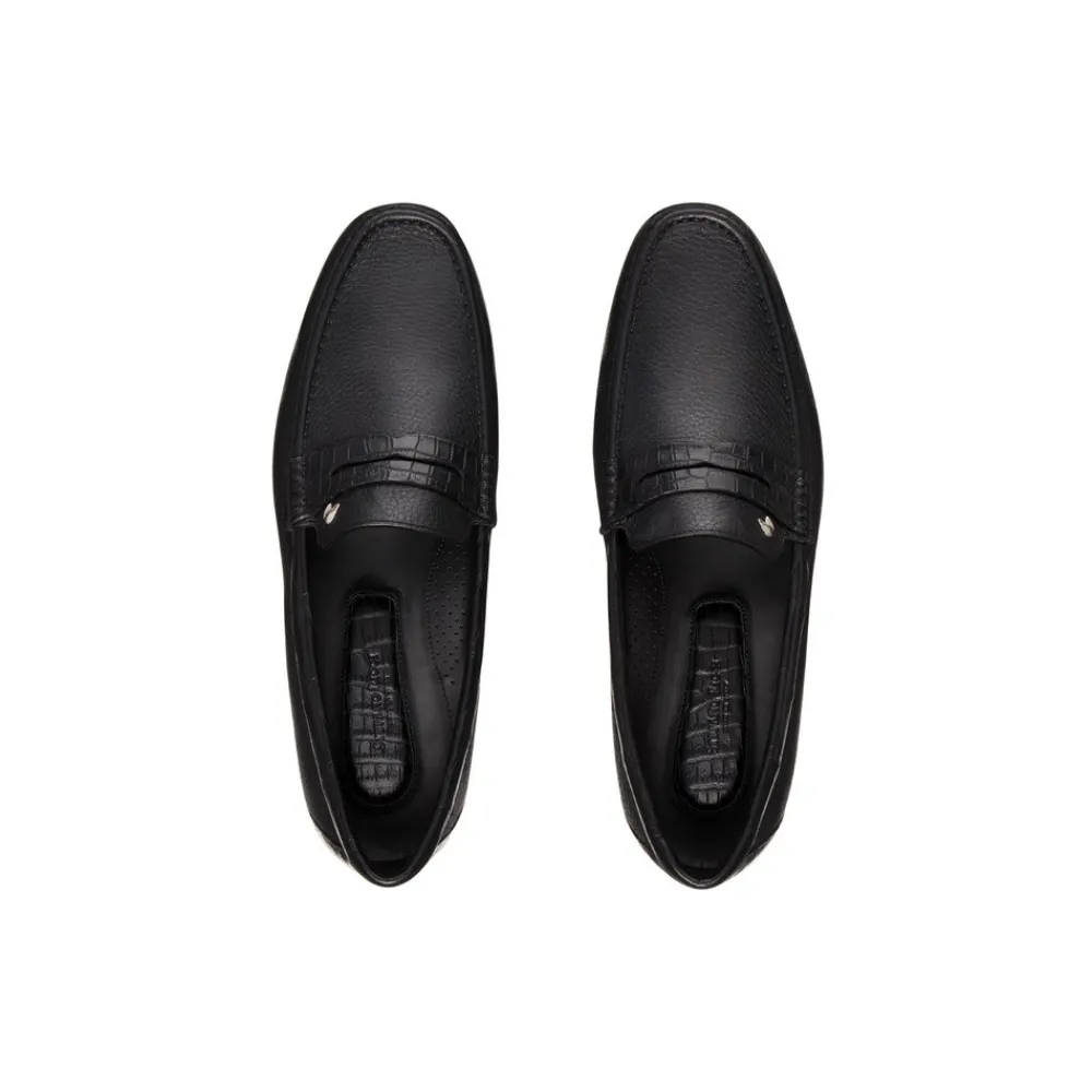 Hot Deerskin And Matted Crocodile Loafers Loafers