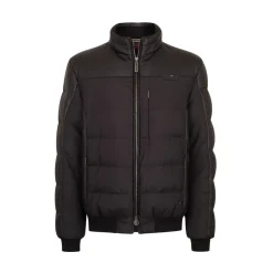 Best Sale Deerskin And Silk Down Blouson Mens Outerwear