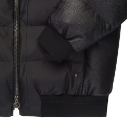 Best Sale Deerskin And Silk Down Blouson Mens Outerwear