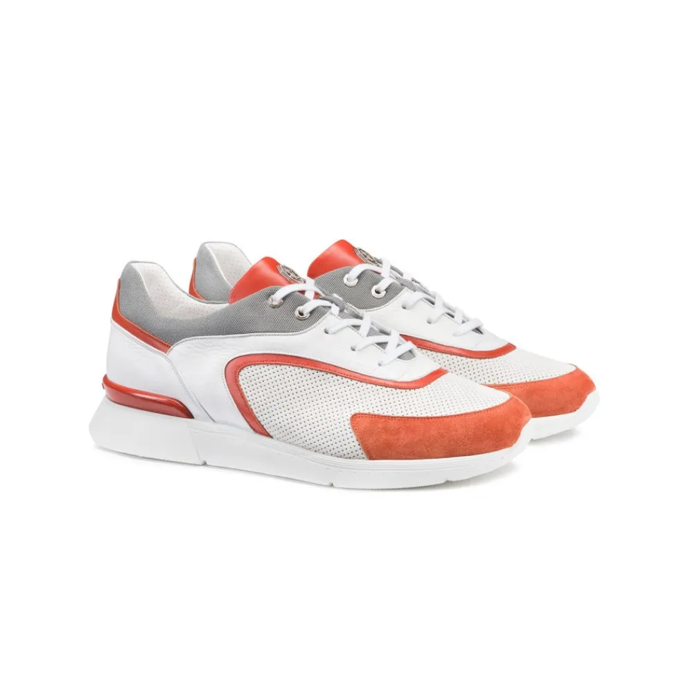 New Deerskin And Suede Sneakers Mens Luxury Tech